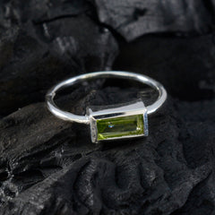 Natcha Fairytale Green Solitaire Ring