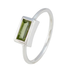Natcha Fairytale Green Solitaire Ring