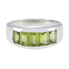 Aisha Trendy Green Penta Ring Peridot Green