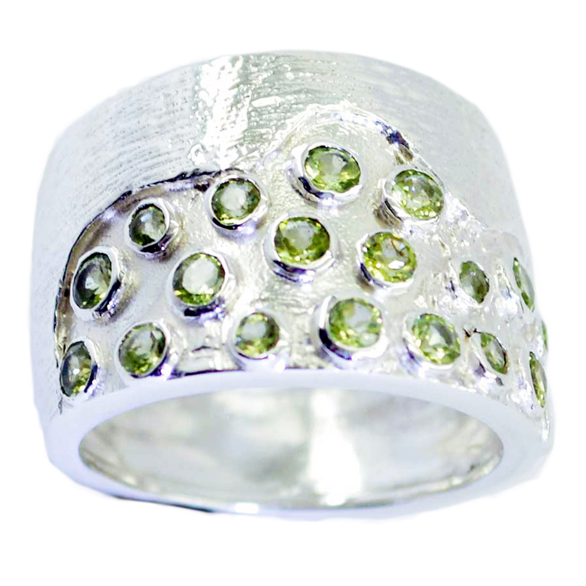 Angel Signet Green multiple Ring