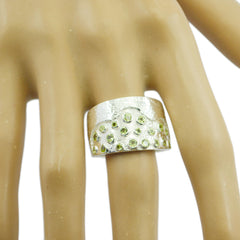 Angel Signet Green multiple Ring