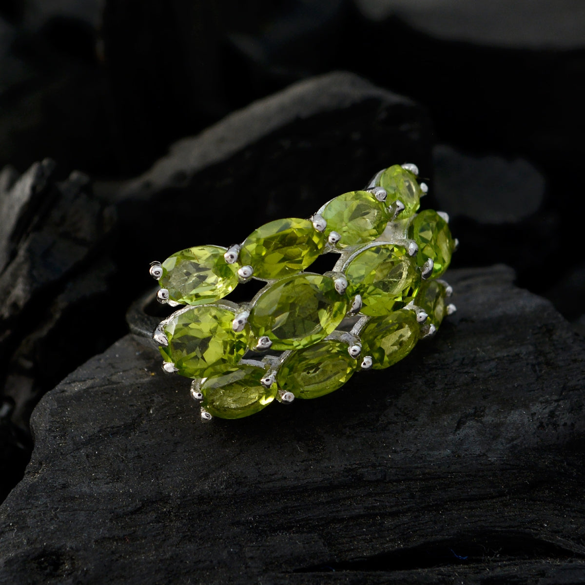 Camila Romantic Green multiple Ring