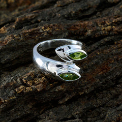 lara Abstract Green Toi et Moi Ring