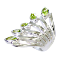 Genesis Vintage Green Penta Ring Peridot Green