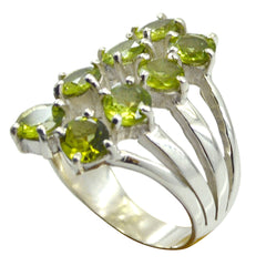 Eleanor Contemporary Green octa Ring