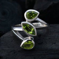 Mariana Signet Green Trilogy Ring