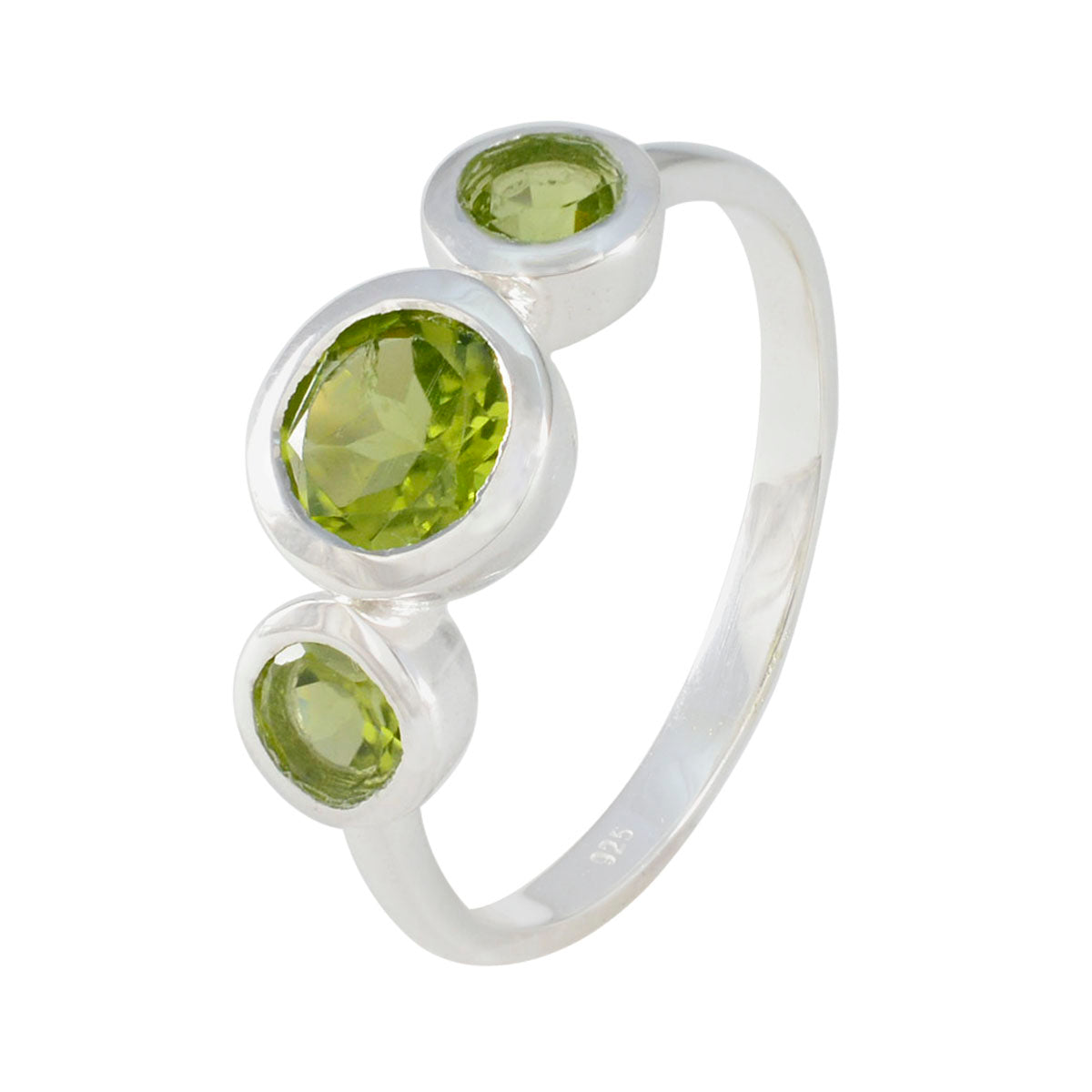 Lily Artisan Green Trilogy Ring