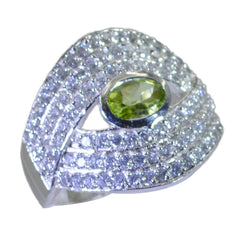 Mia Modern Green Halo Ring