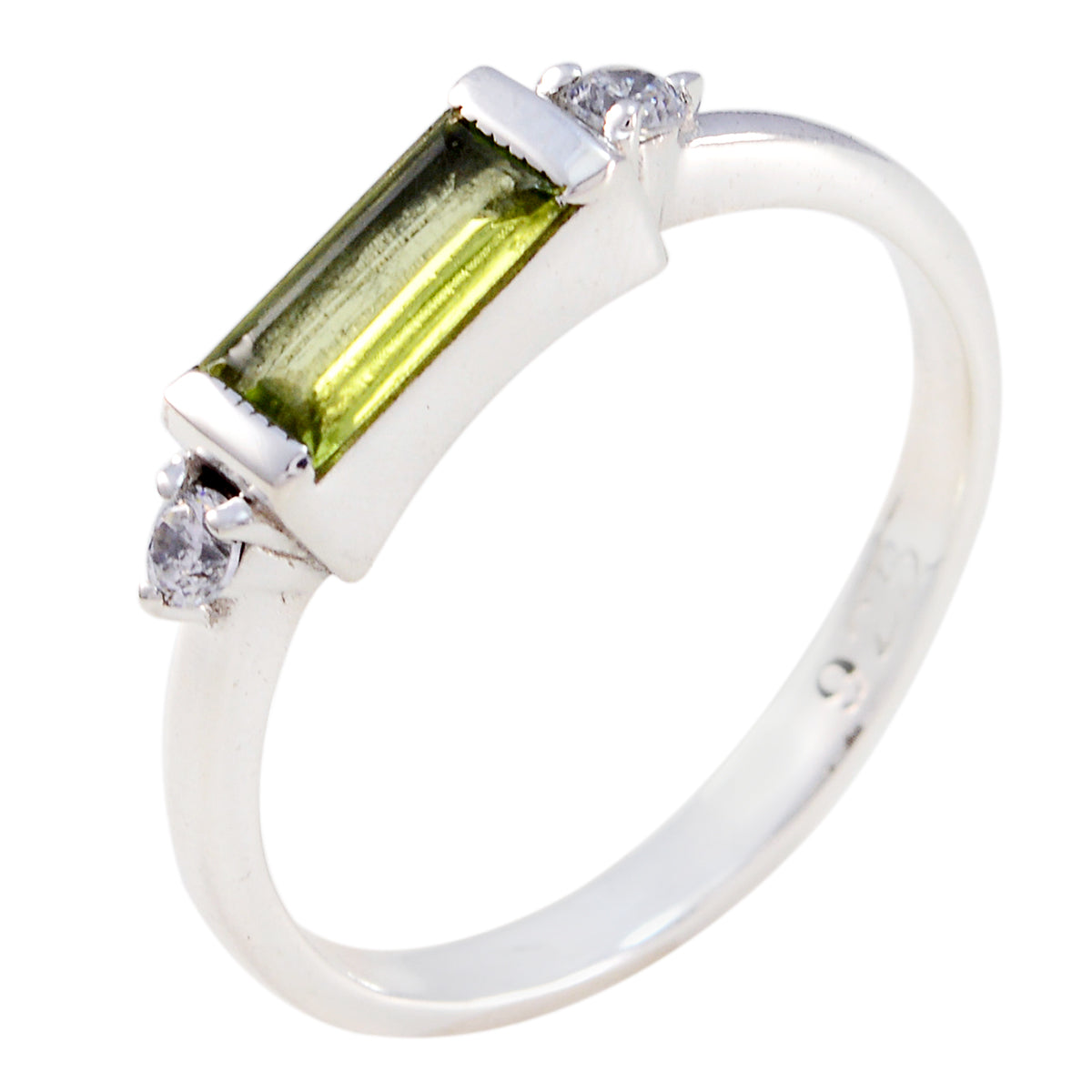 Min-seo Romantic Green Halo Ring