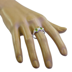 Zoe Trendy Green Halo Ring