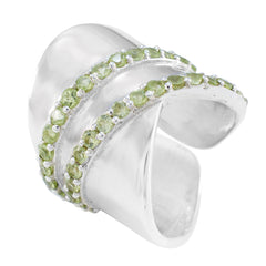 Angel Art Deco Green multiple Ring