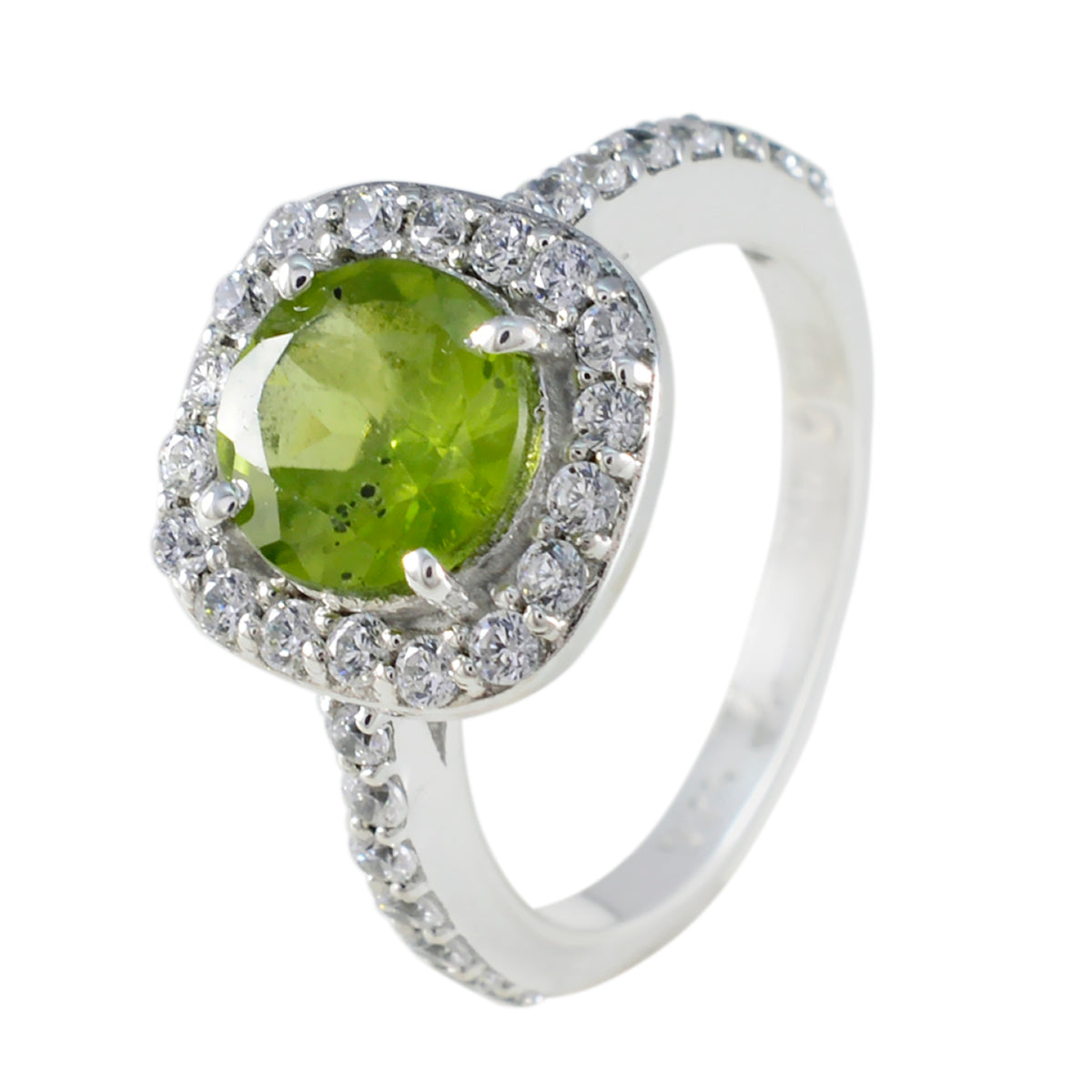 Bianca Fairytale Green Halo Ring