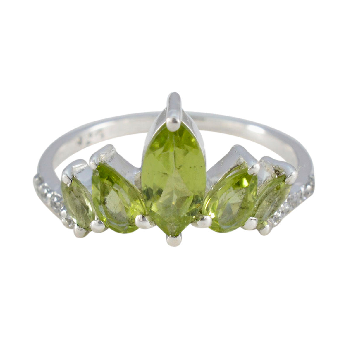 Wen crown Green Penta Ring