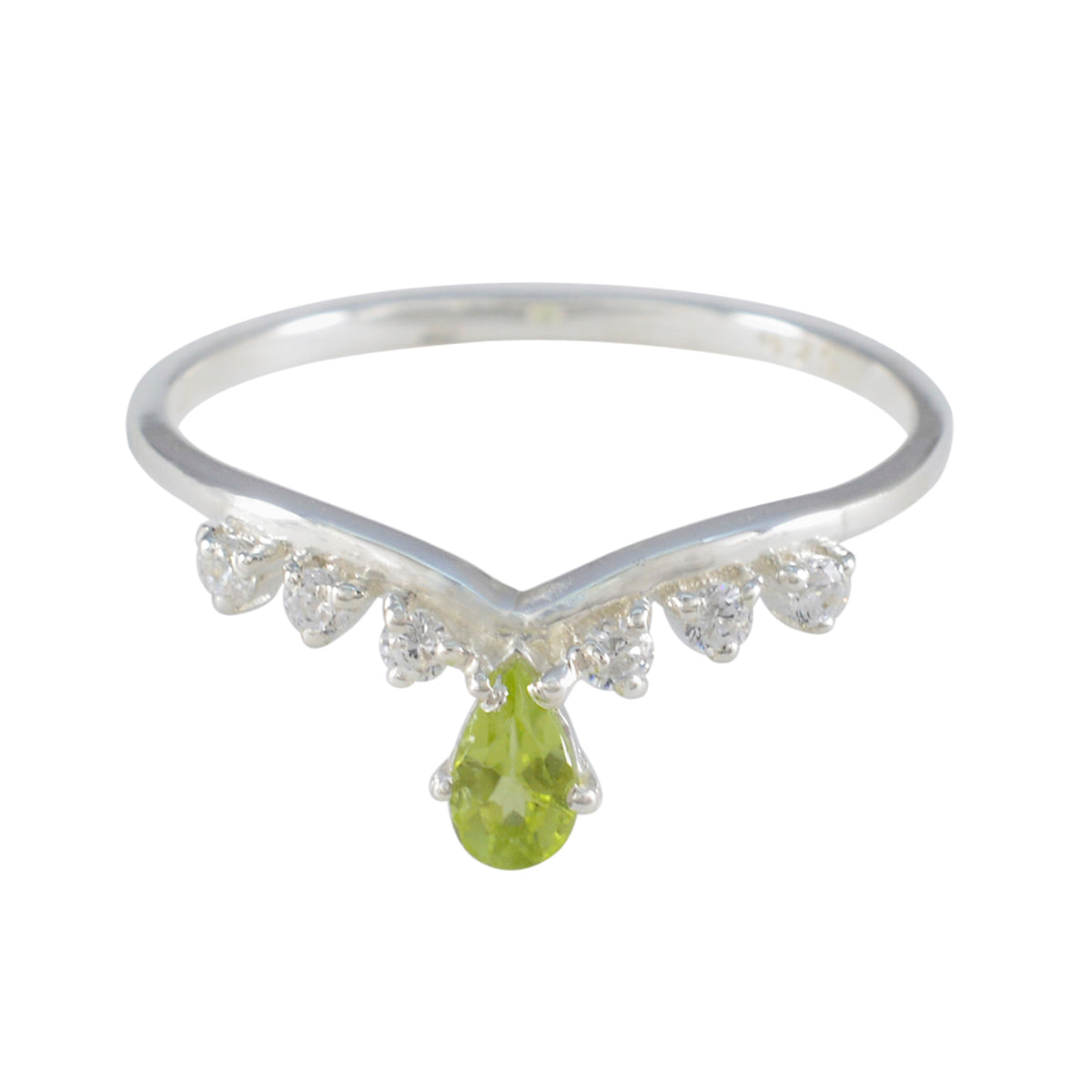 Sakura Trendy Green Halo Ring