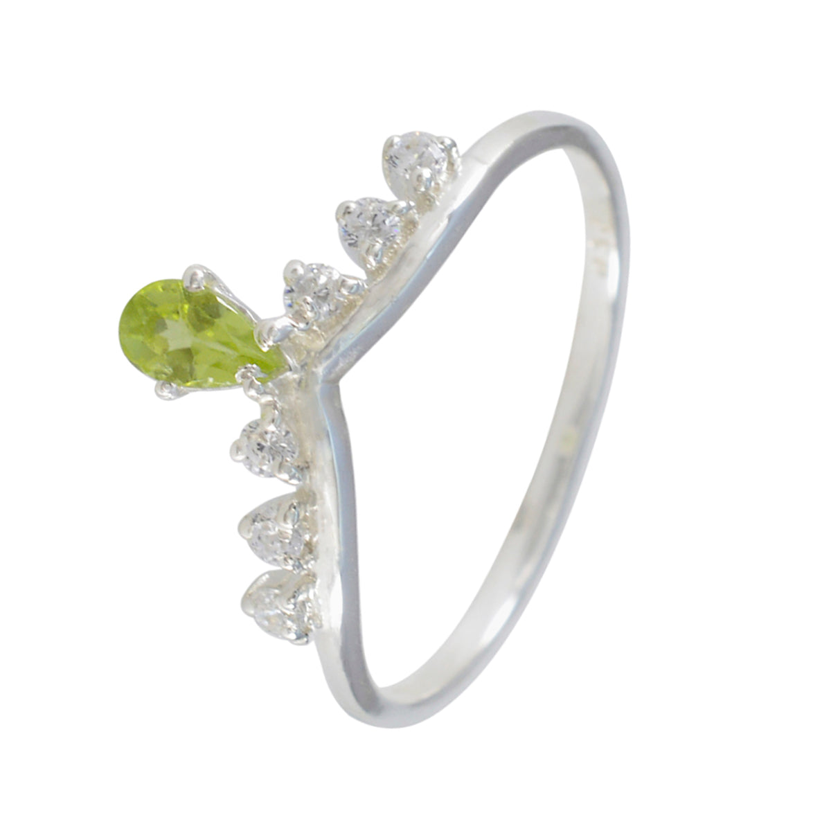 Sakura Trendy Green Halo Ring