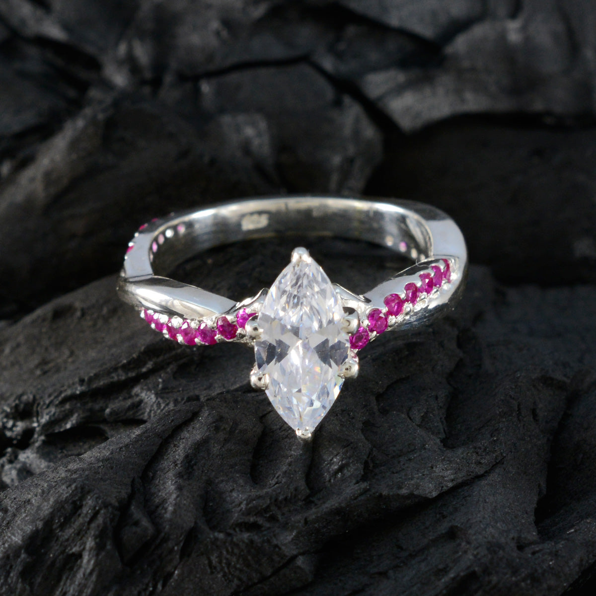 Fernanda Boho Pink Halo Ring