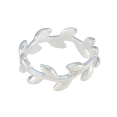 Julia Leafy Plain Plain Thumb Ring Plain Thumb Gray