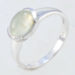 Natcha Abstract Light Green Solitaire Ring
