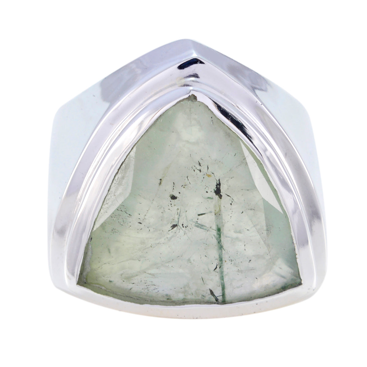 Isabella Cocktail Light Green Solitaire Ring