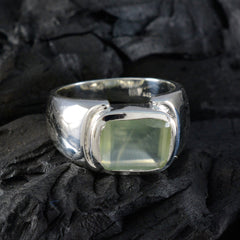 Gabriela Modern Light Green Solitaire Ring
