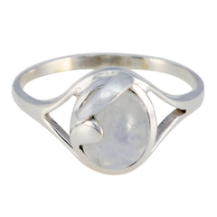 Aisha Modern White Solitaire Ring