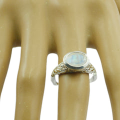 Anna Art Deco White Solitaire Ring