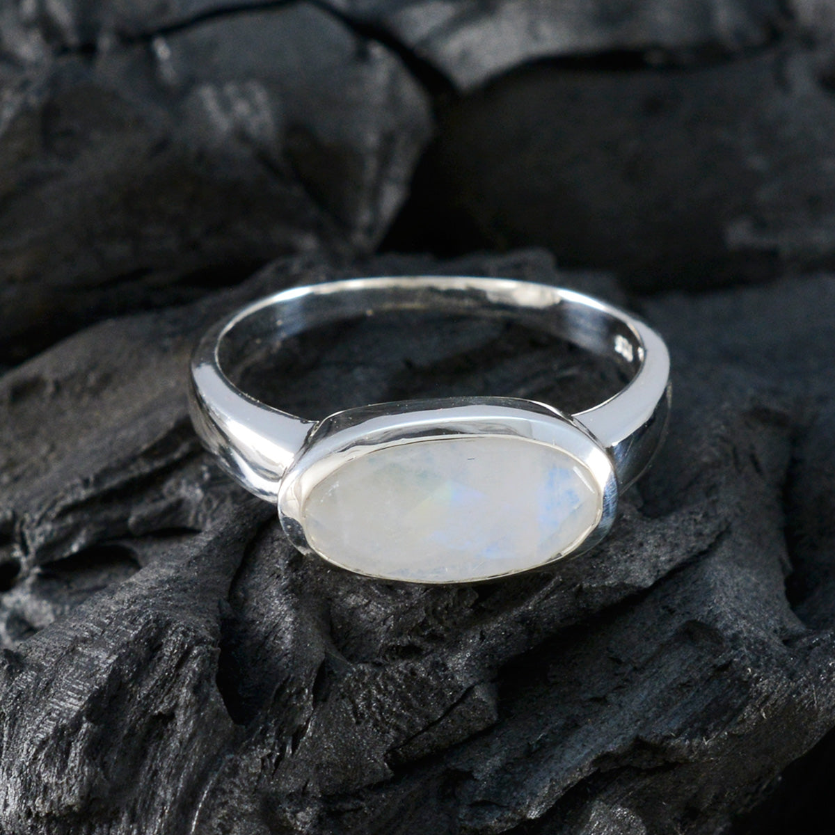 Ayesha Trendy White Solitaire Ring