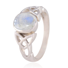 Katharina Ethnic White Solitaire Ring