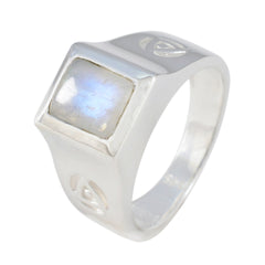 Bella Abstract White Solitaire Ring