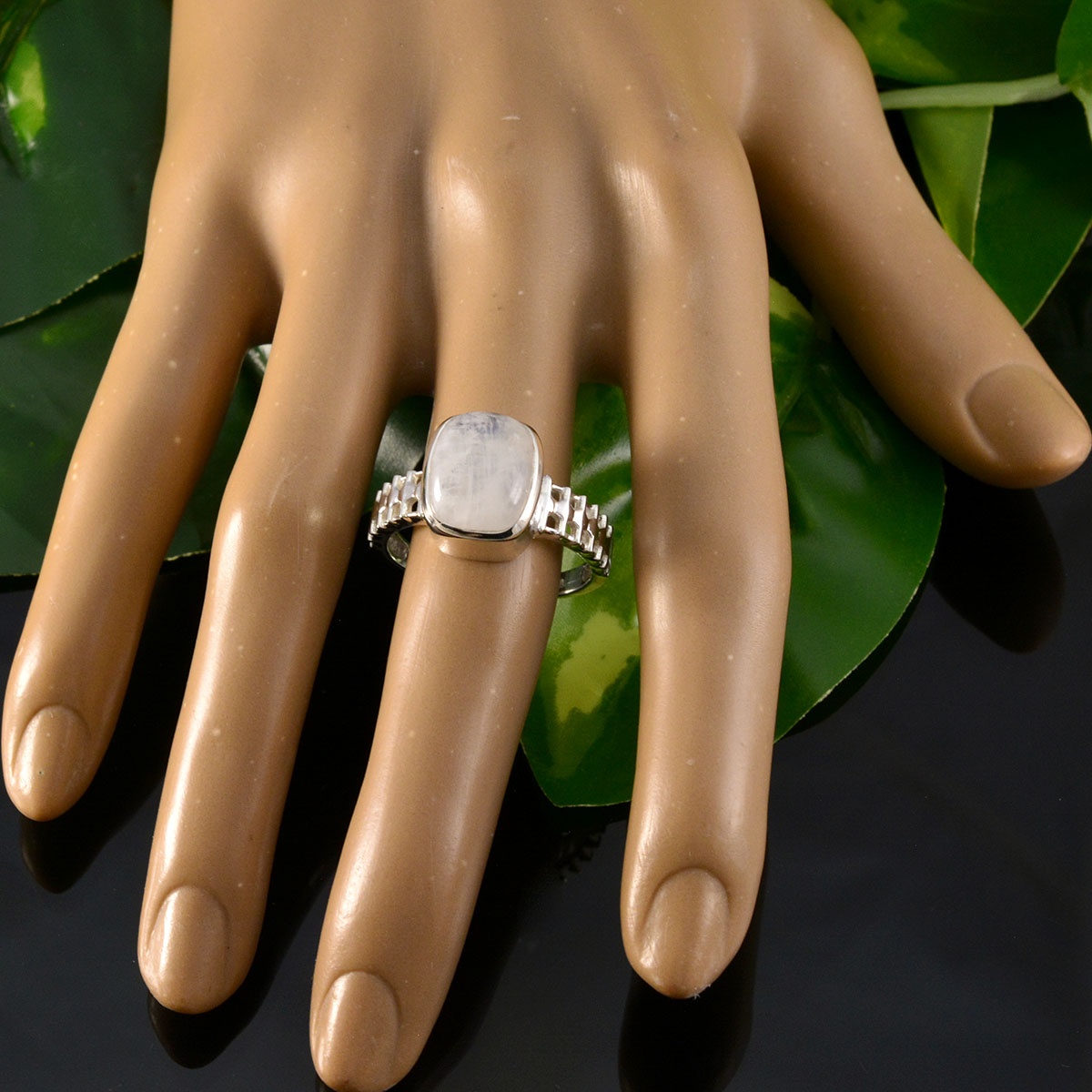 Genesis Boho White Solitaire Ring