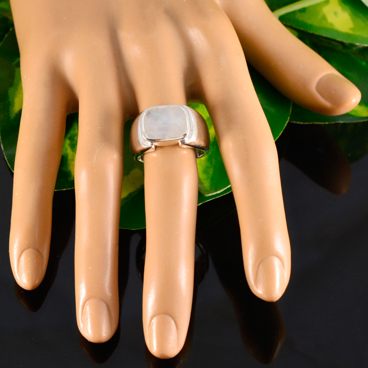 Pauline Contemporary White Solitaire Ring