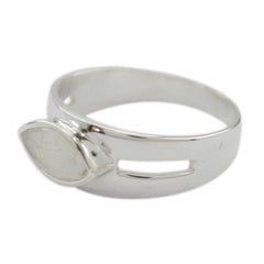 Alina Contemporary White Solitaire Ring
