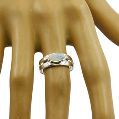 Alina Contemporary White Solitaire Ring