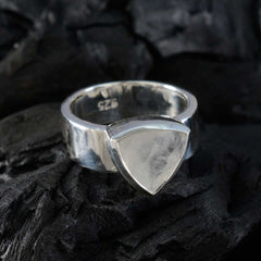Victoria Signet White Solitaire Band
