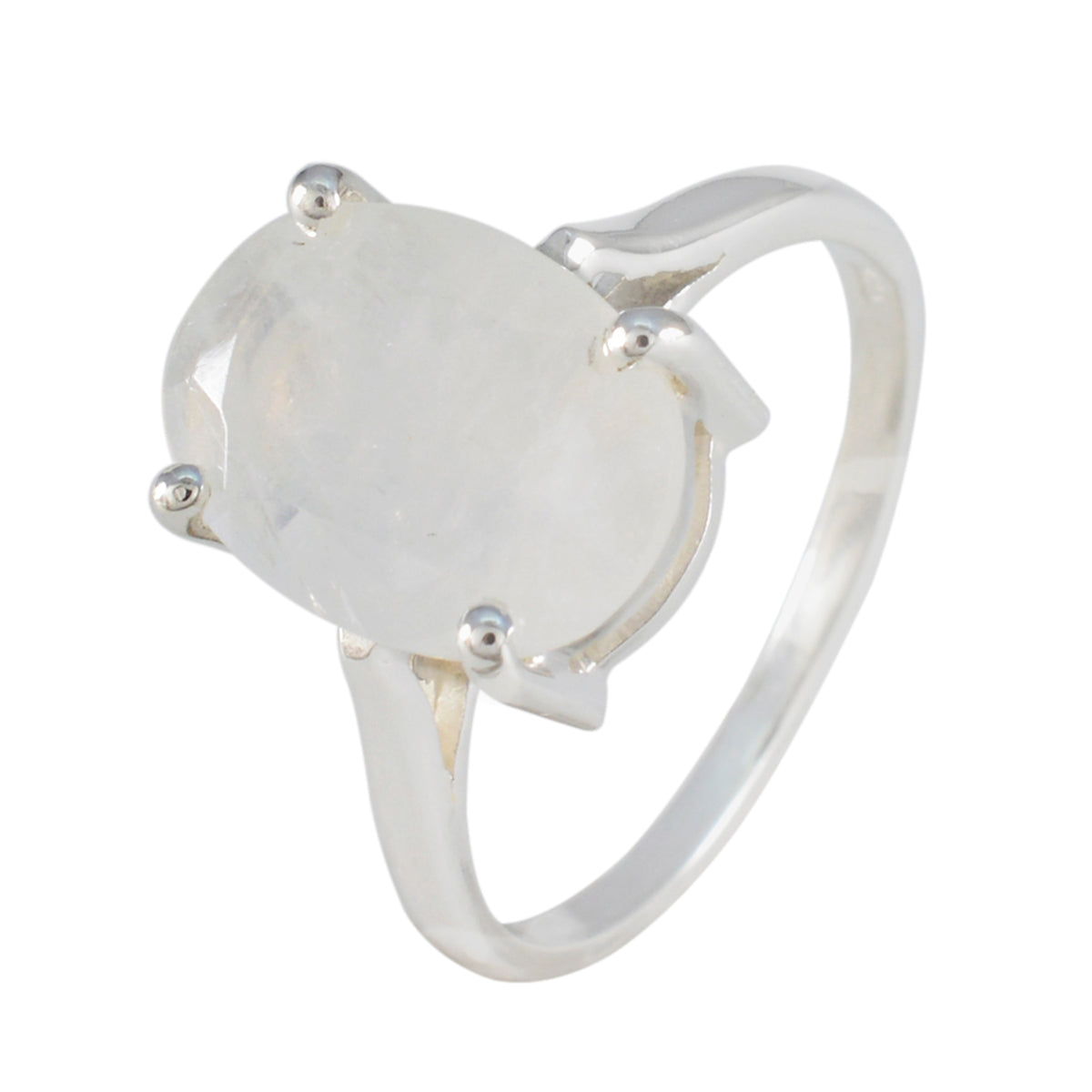 Riley Ethnic White Solitaire Ring
