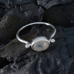 Chen Contemporary White Solitaire Ring