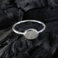 Josephine Feminine White Solitaire Ring