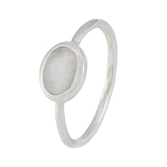 Josephine Feminine White Solitaire Ring