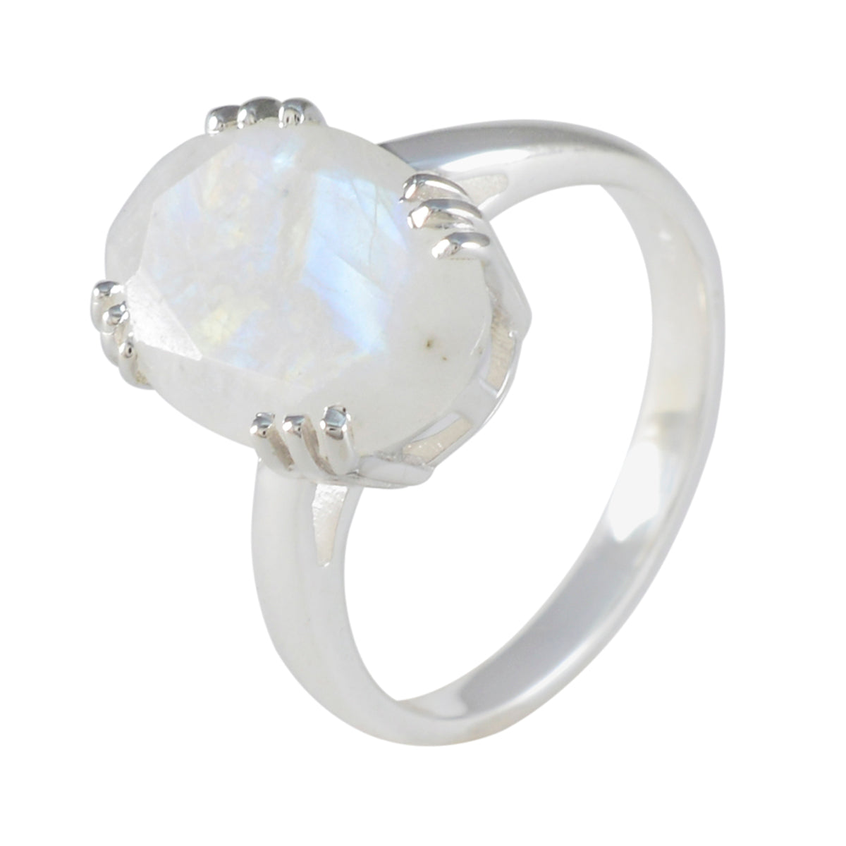 Laura Contemporary White Solitaire Ring