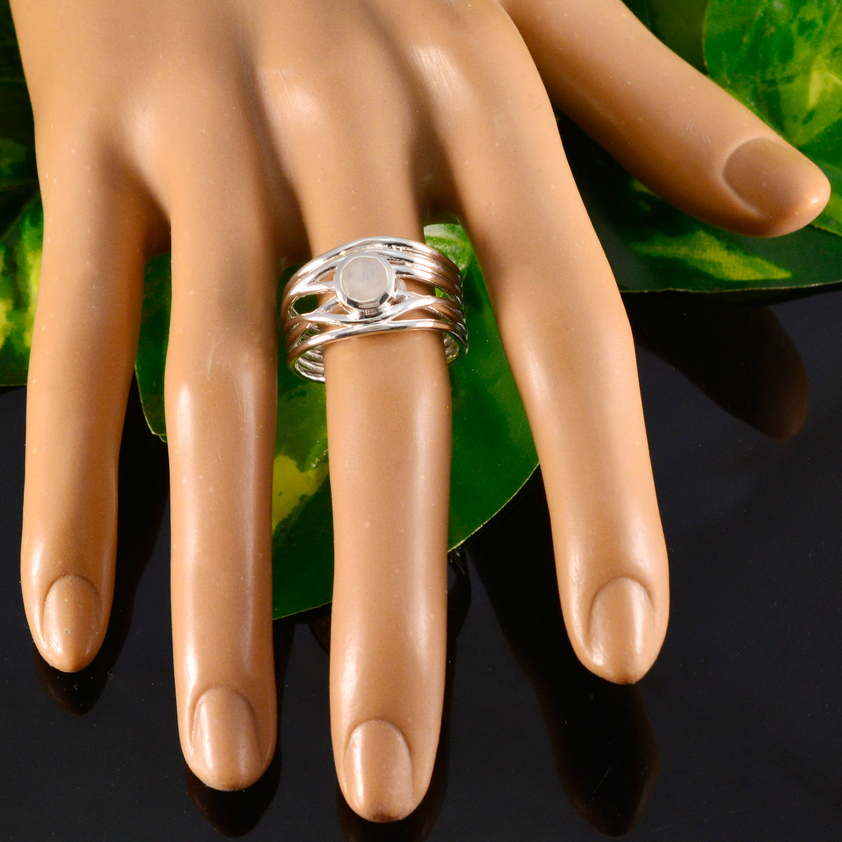 Fernanda Rope-Wire White Solitaire Band