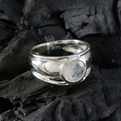 Riley Sophisticated White Solitaire Ring