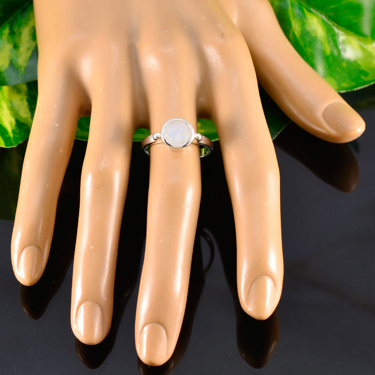 Riya Contemporary White Solitaire Ring
