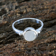 Riya Contemporary White Solitaire Ring