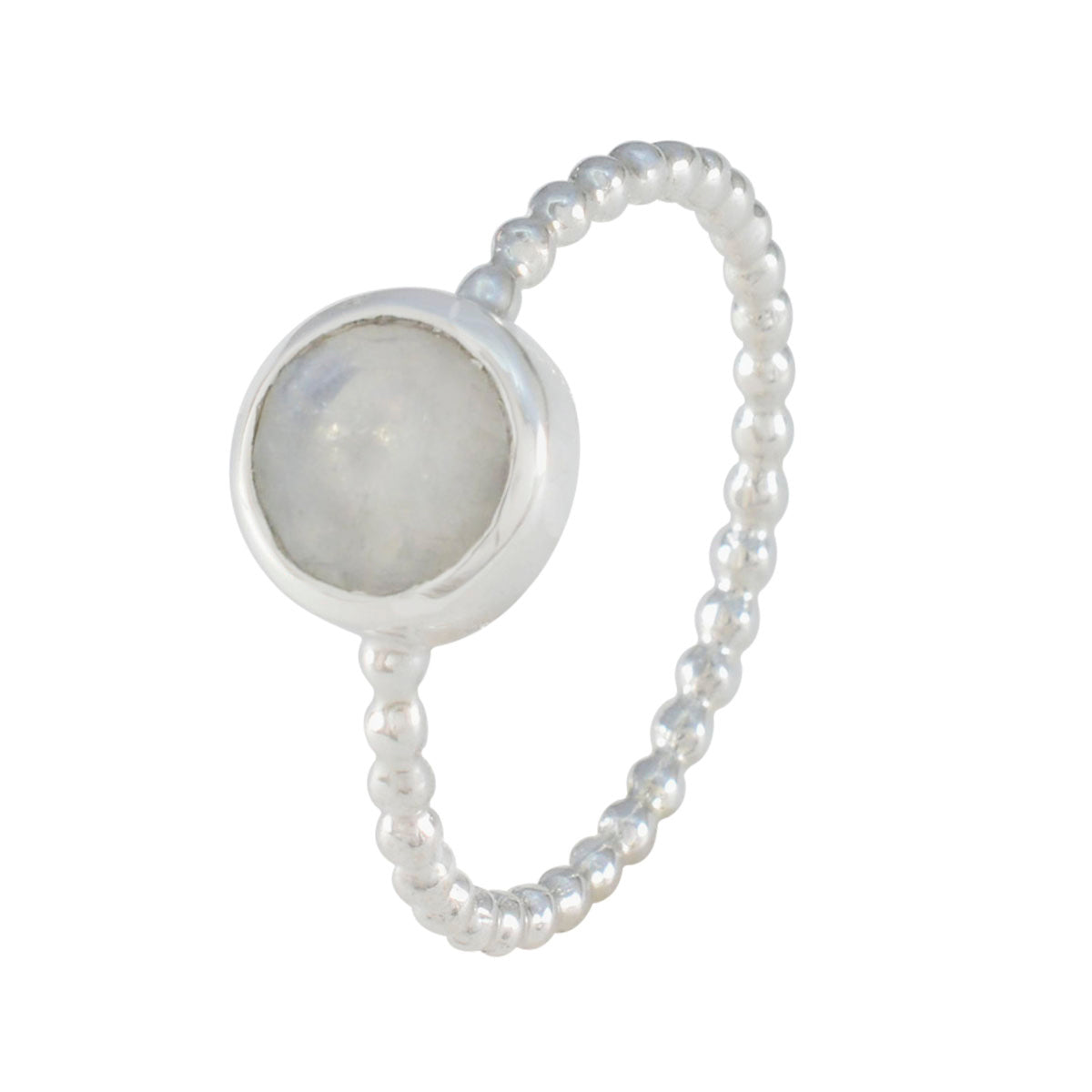 Xiu Twist White Solitaire Ring