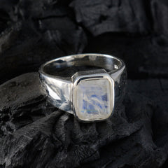 Mia Modern White Solitaire Ring