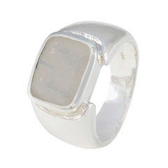 Penelope Abstract White Solitaire Ring