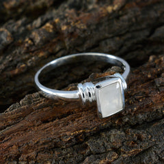 Ayesha Sophisticated White Solitaire Ring