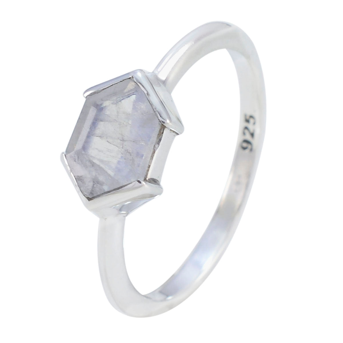 Aaliyah Boho White Solitaire Ring