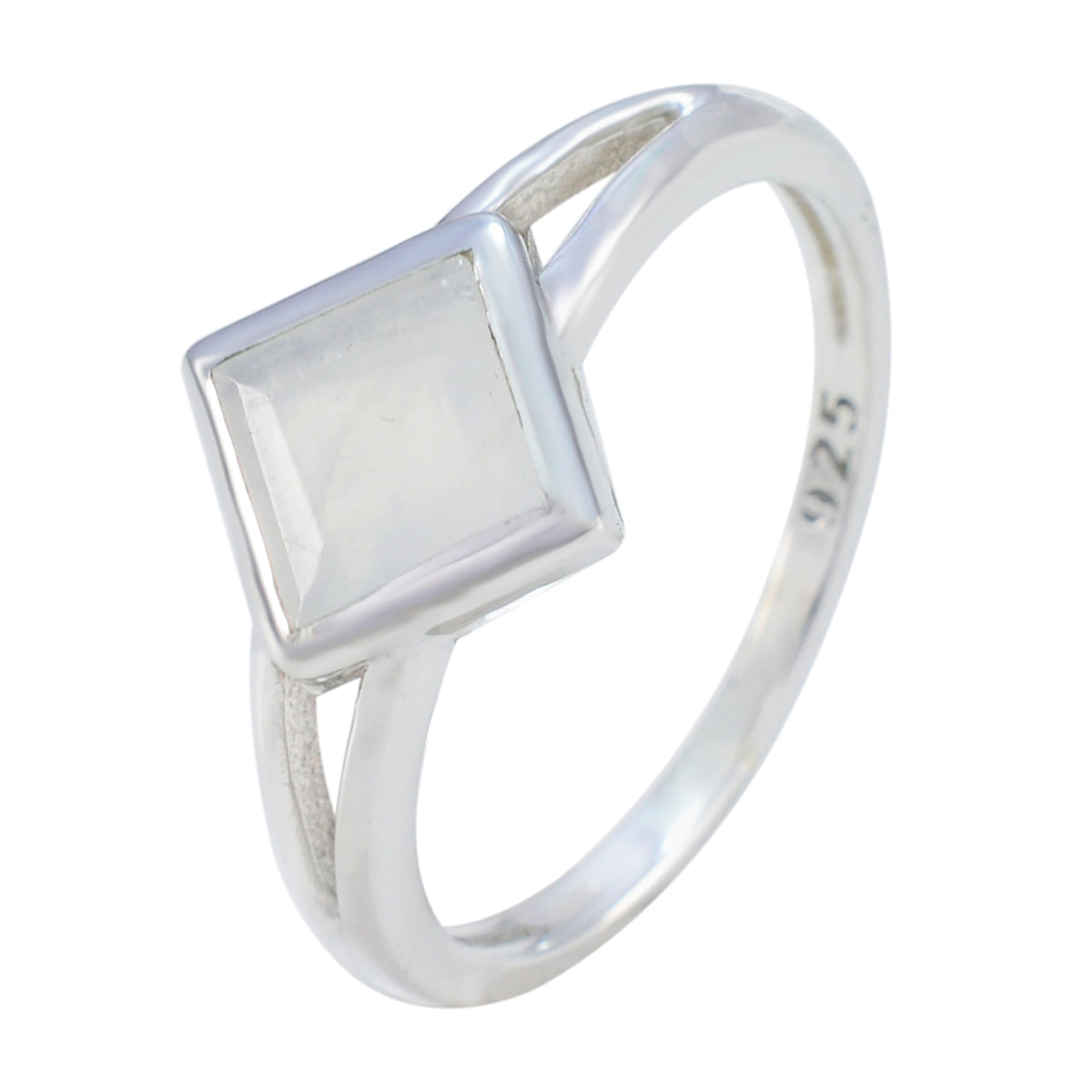 Priya Feminine White Solitaire Ring