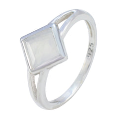 Priya Feminine White Solitaire Ring